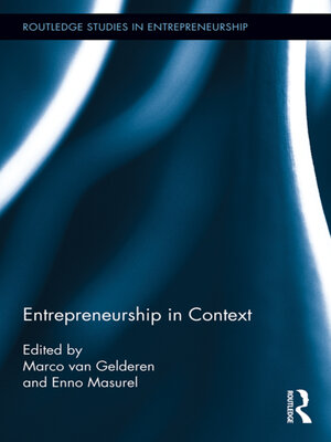cover image of Entrepreneurship in Context